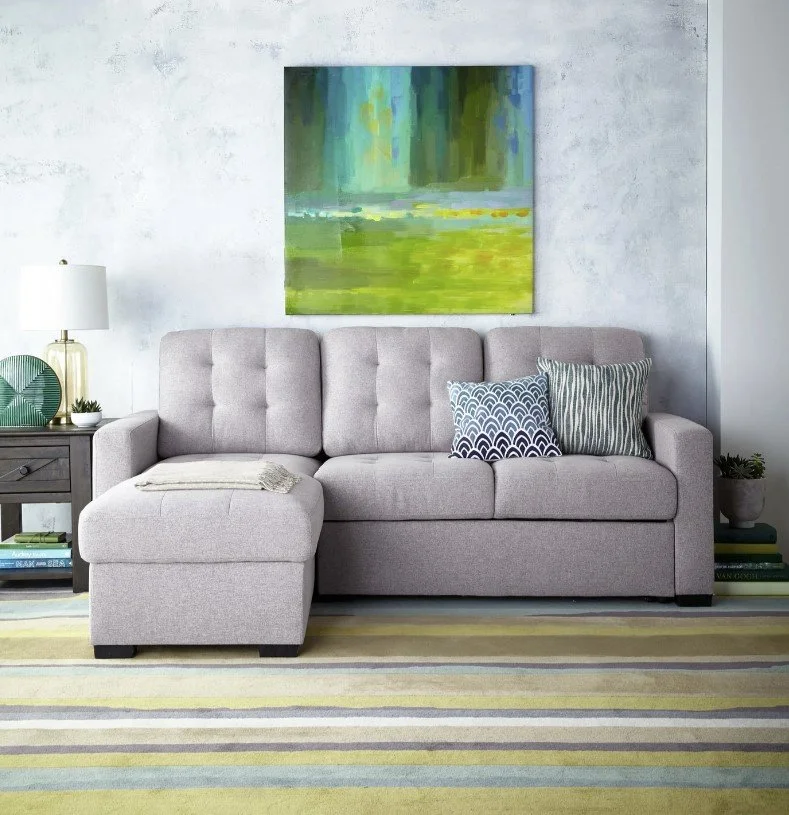 Sectional sofa bed online leons